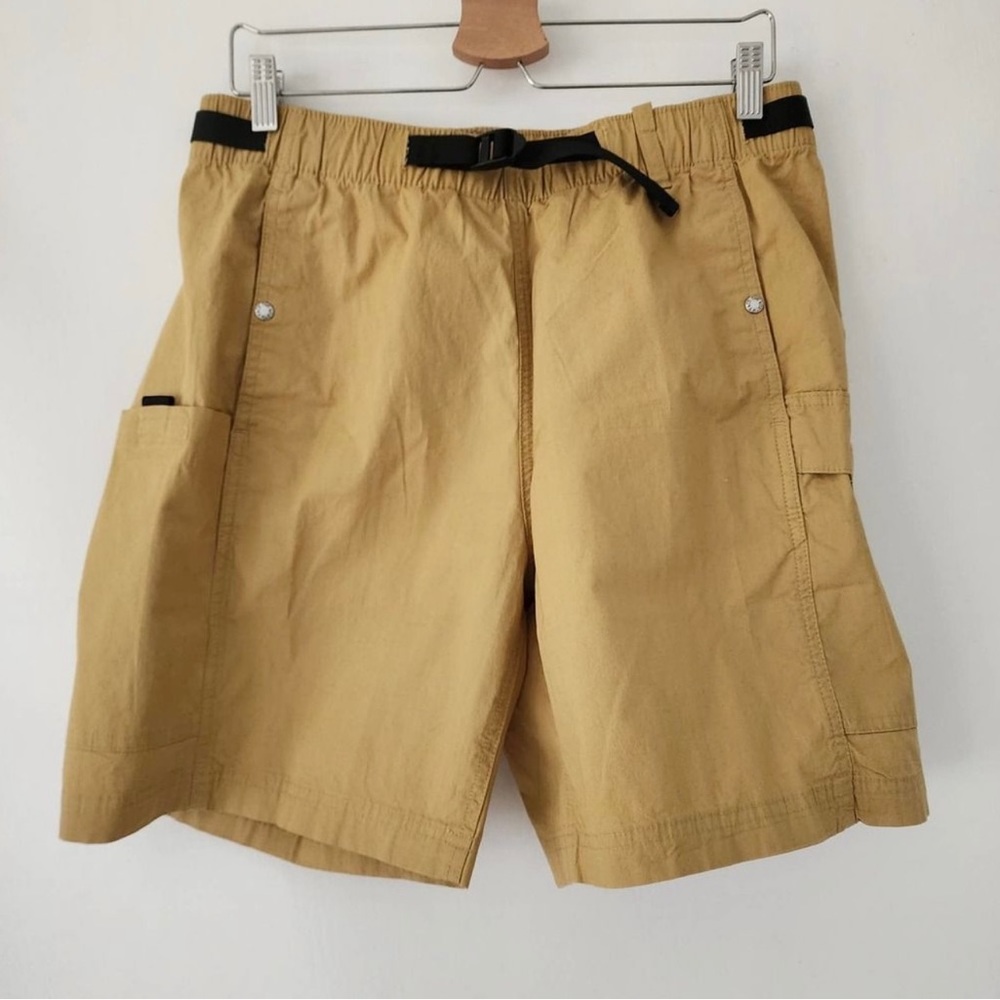 NEW The North Face Ripstop Antelope Tan Pull-On Cargo Hiking Shorts Mens size M